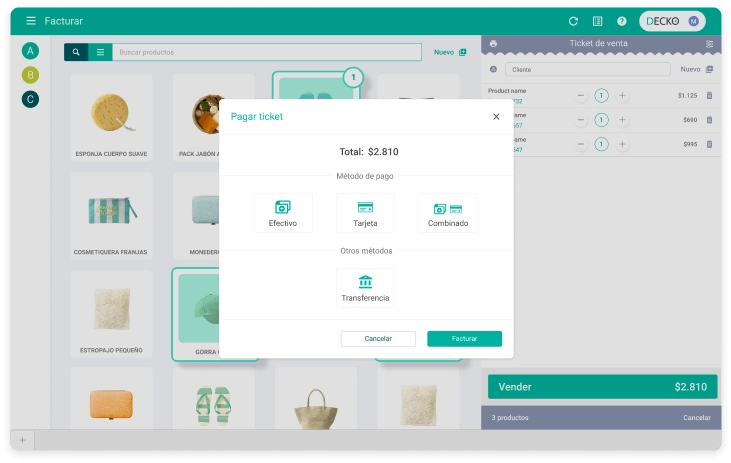 screenshot of Alegra POS